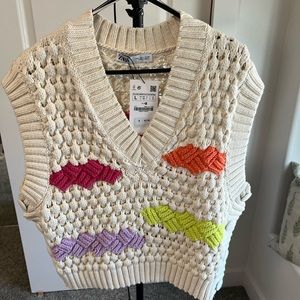 Zara sweater vest
